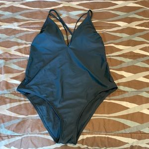 Women’s one piece swimsuit- back is adjustable